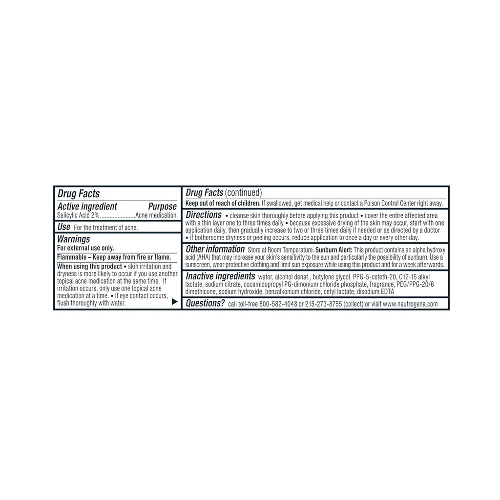 Neutrogena Rapid Clear Maximum Strength Acne Treatment Pads - Salicylic Acid Formula, Face Cleansing Pads, Oil Remover, Fights Pimples, 60 Count, Resealable Jar