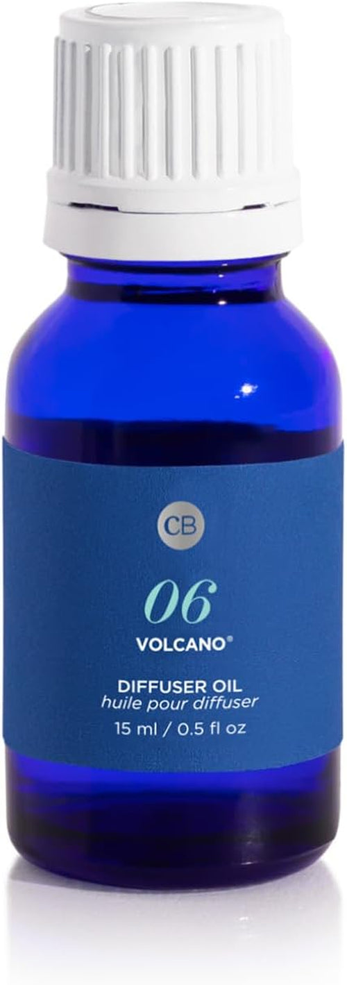 Diffuser Oil Refill - Premium Fragrance Oil - Use with Electric or Ultrasonic Diffusers for Home - Long Lasting Sugared Citrus Scent (Volcano, 0.5 Fl Oz)