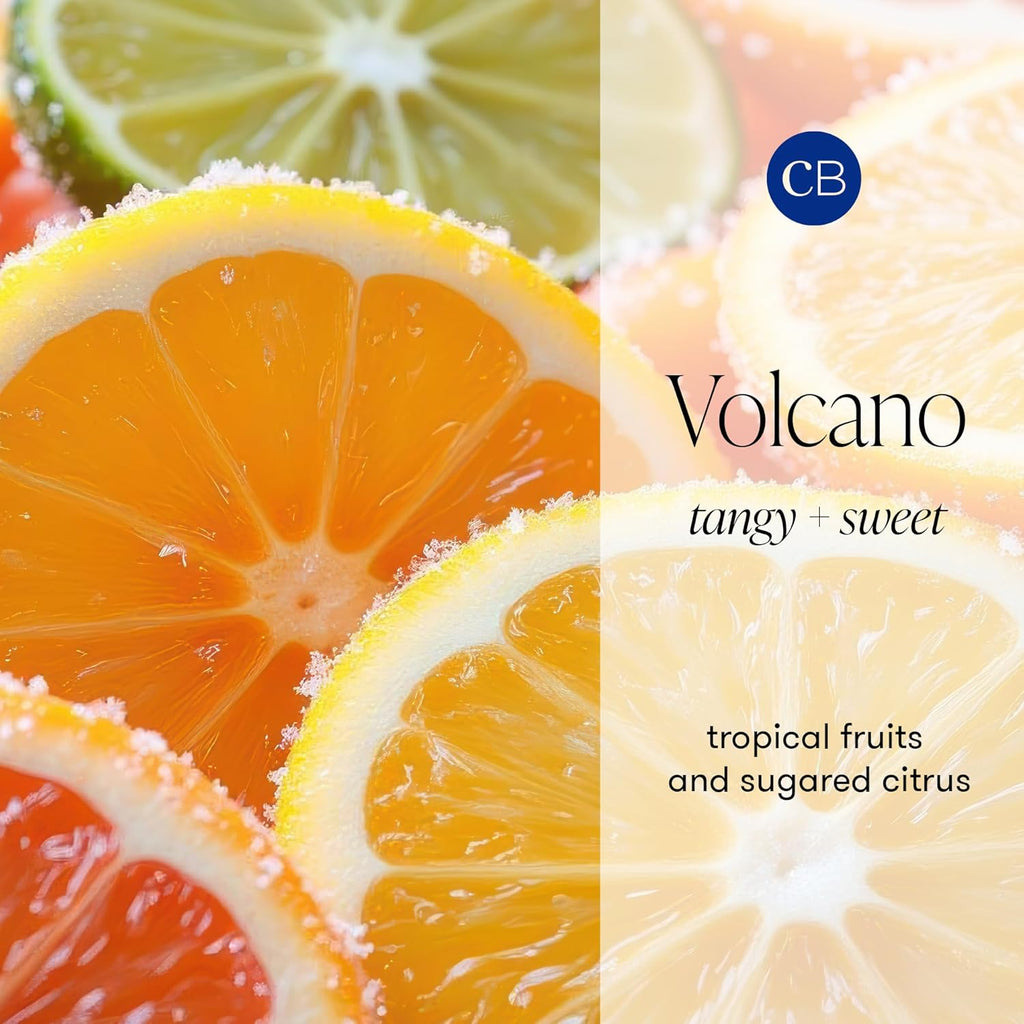 Diffuser Oil Refill - Premium Fragrance Oil - Use with Electric or Ultrasonic Diffusers for Home - Long Lasting Sugared Citrus Scent (Volcano, 0.5 Fl Oz)